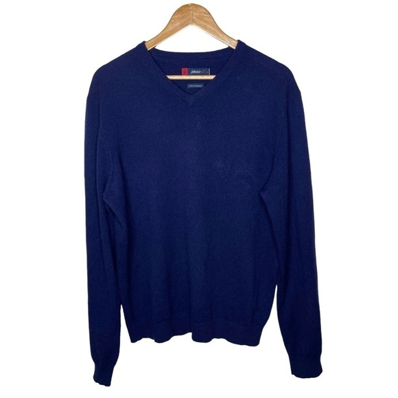 johnnie-O Other - johnnie-O Men’s Ringer 100% Cashmere Lightweight Knit Sweater Navy Large